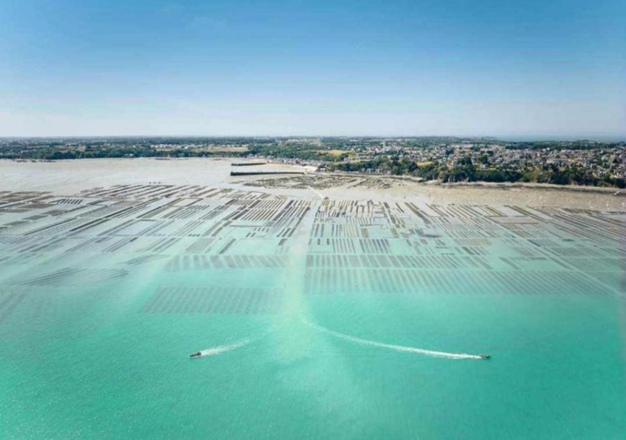 קאנקל La Belle Mer By Mrodbnb - Appart Neuf - Vue Mer - 25M Plage & Resto - Cine - Cheminee - Popcorn מראה חיצוני תמונה